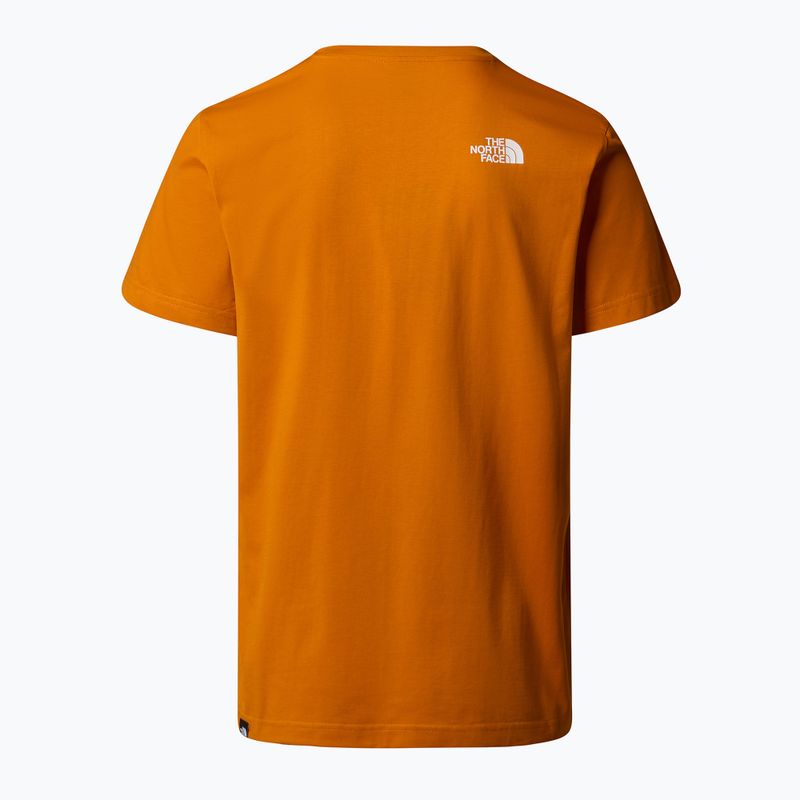 Koszulka męska The North Face Simple Dome agate orange 5