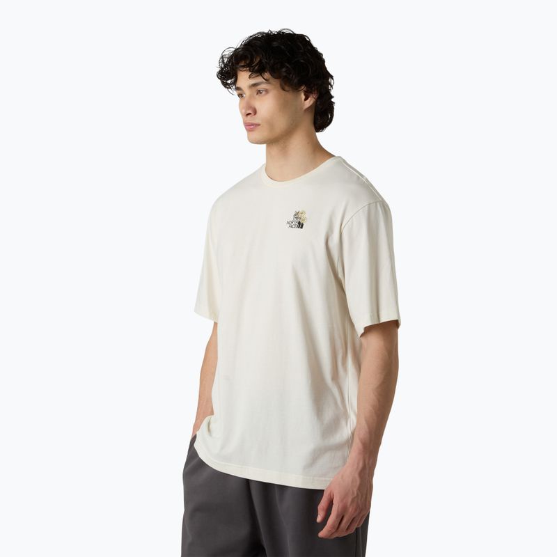 Koszulka męska The North Face Flower Dome Relaxed Graphic white dune