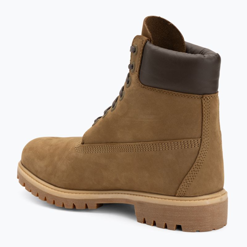 Buty męskie Timberland Premium 6 Inch Lace Up Waterproof olive nubuck/dark brown 3