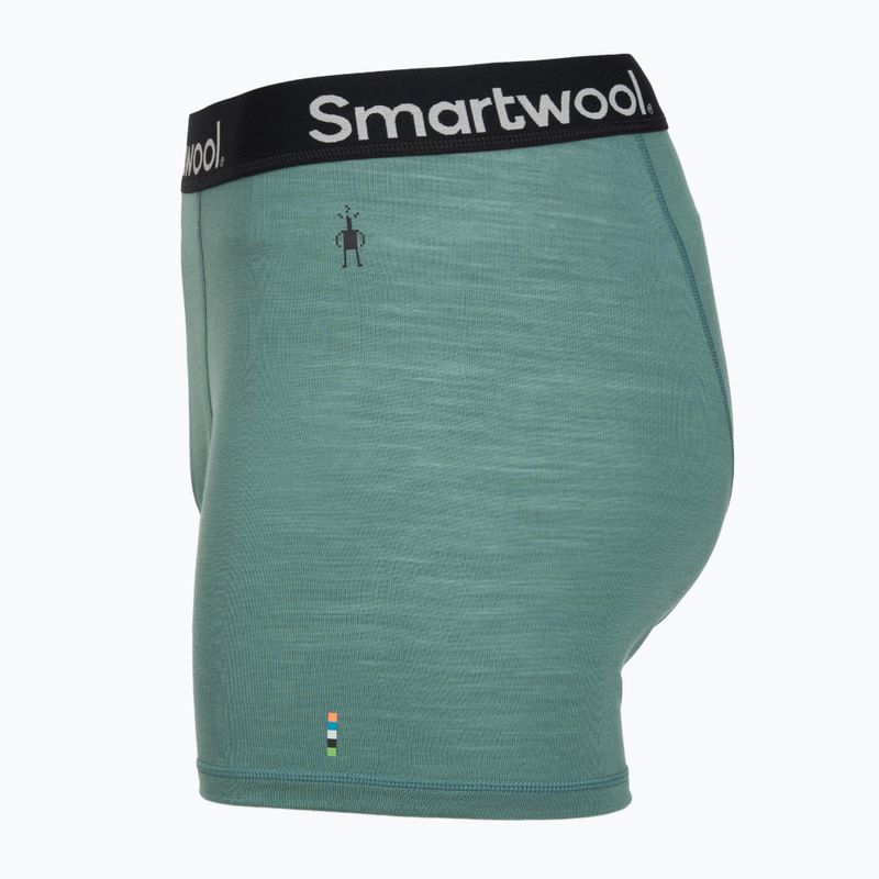 Bokserki termoaktywne męskie Smartwool Everyday Merino Boxer Brief Boxed black dusty teal 3