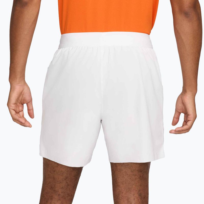 Spodenki tenisowe męskie Nike Court Dri-Fit Advantage 6" white/black 3