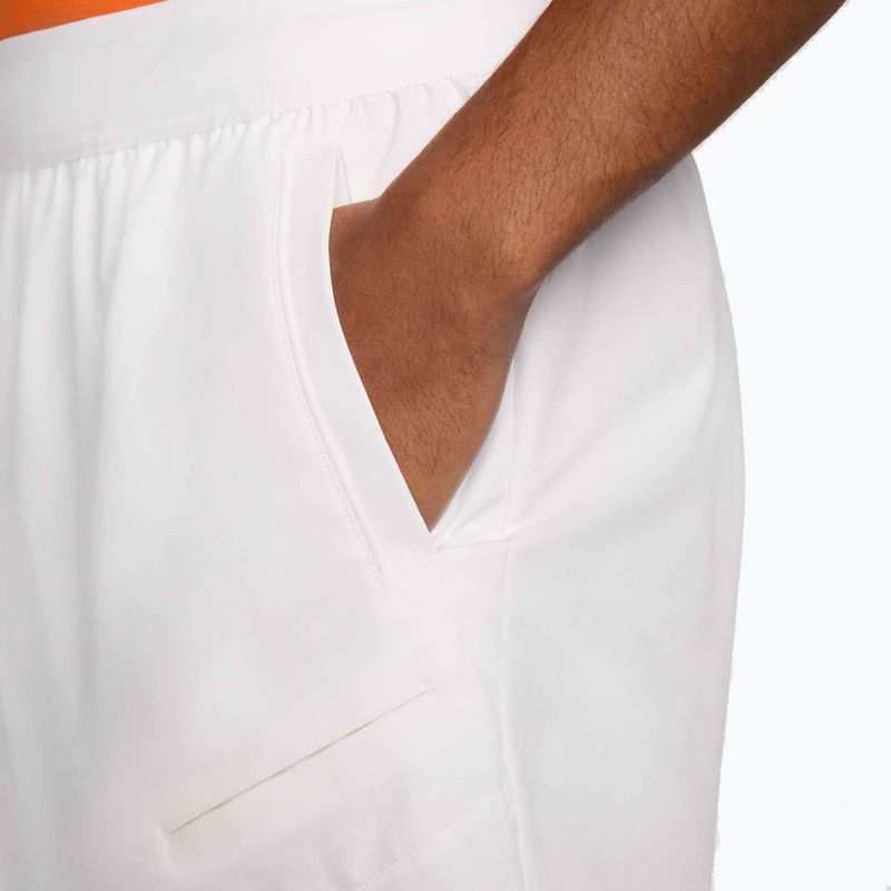 Spodenki tenisowe męskie Nike Court Dri-Fit Advantage 6" white/black 5
