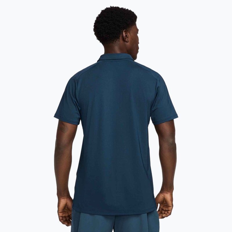 Koszulka polo tenisowa męska Nike Court Dri-Fit Advantage armory navy/white/white 3