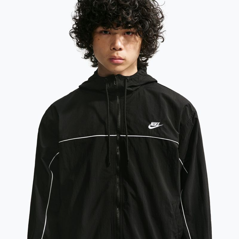 Kurtka męska Nike Club Black/White/White 4