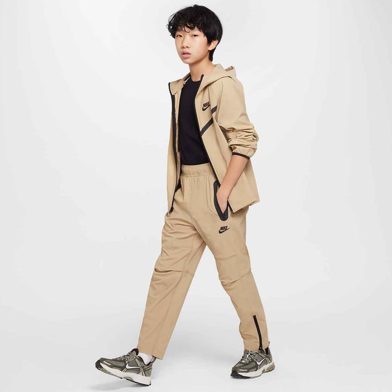 Spodnie dziecięce Nike Tech Woven parachute beige/black 2