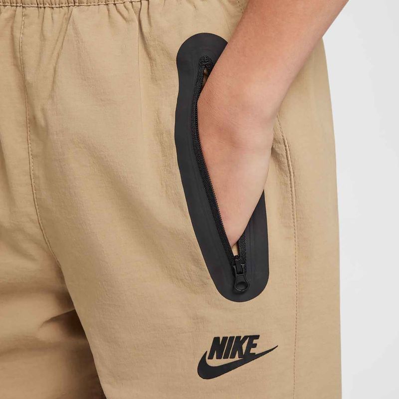 Spodnie dziecięce Nike Tech Woven parachute beige/black 5