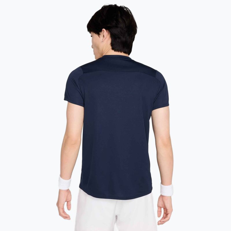 Koszulka tenisowa męska Nike Court Dri-Fit Victory obsidian/white 3