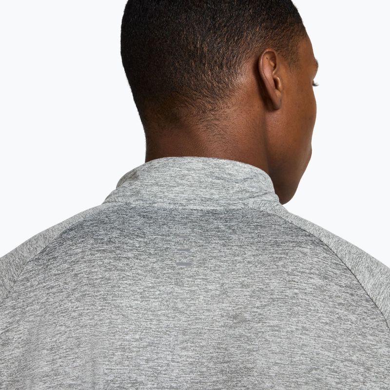 Bluza do biegania męska Nike Stride 1/4 Zip Dri-Fit smoke grey/heather 8