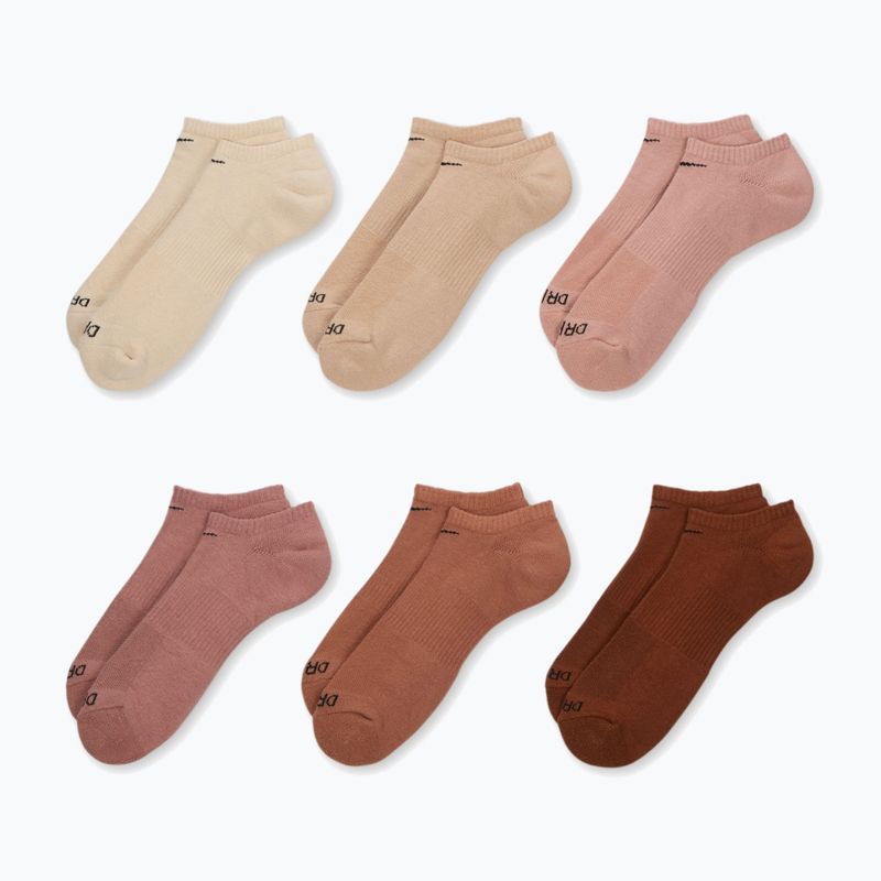 Skarpety Nike Everyday Plus Cushioned No Show 6 par multi-color/904
