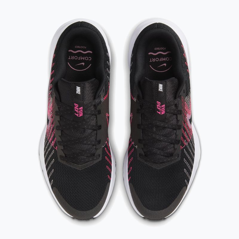 Buty do biegania damskie Nike Run Defy black/hyper pink/elemental pink 4