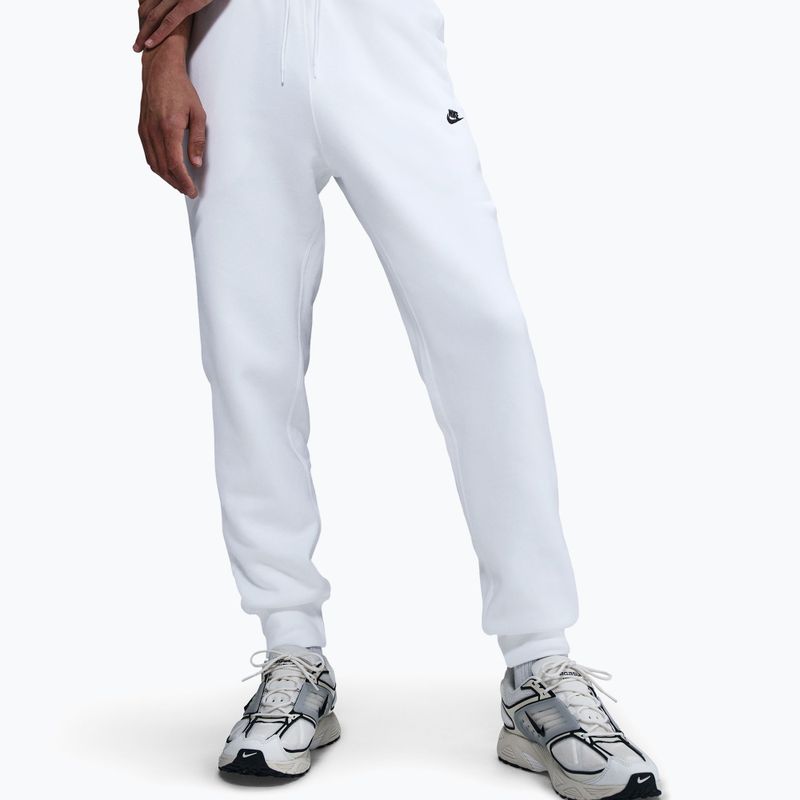 Spodnie męskie Nike Club Jogger white/white/black 4