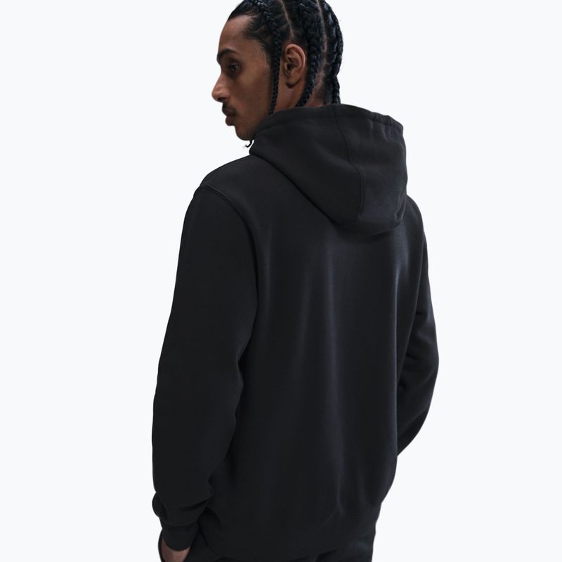 Bluza męska Nike Club Pullover Hoodie black/black/white 3