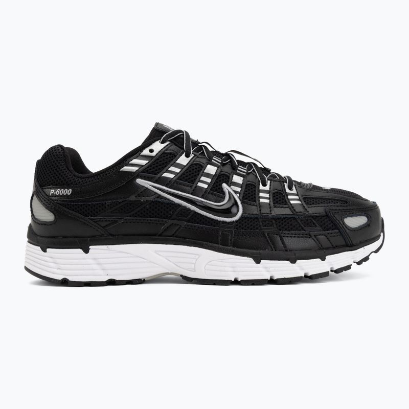 Buty męskie Nike P-6000 black/white/metallic silver/black 2