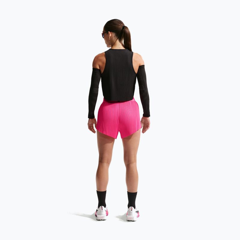 Spodenki do biegania damskie Nike AeroSwift Dri-Fit ADV Mid-Rise 3" hyper pink/black 3