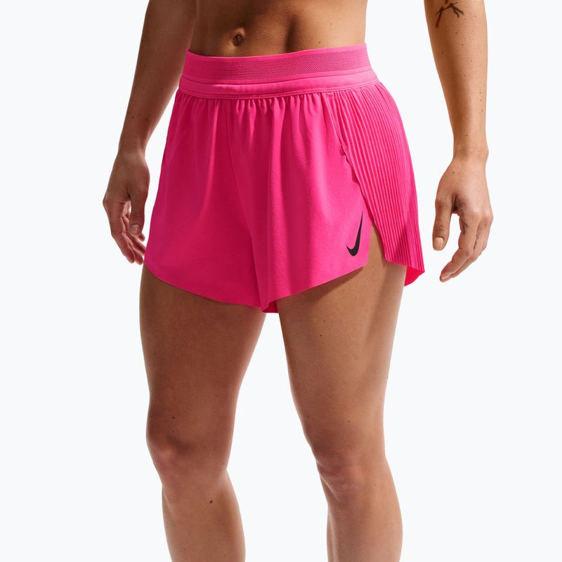Spodenki do biegania damskie Nike AeroSwift Dri-Fit ADV Mid-Rise 3" hyper pink/black 5