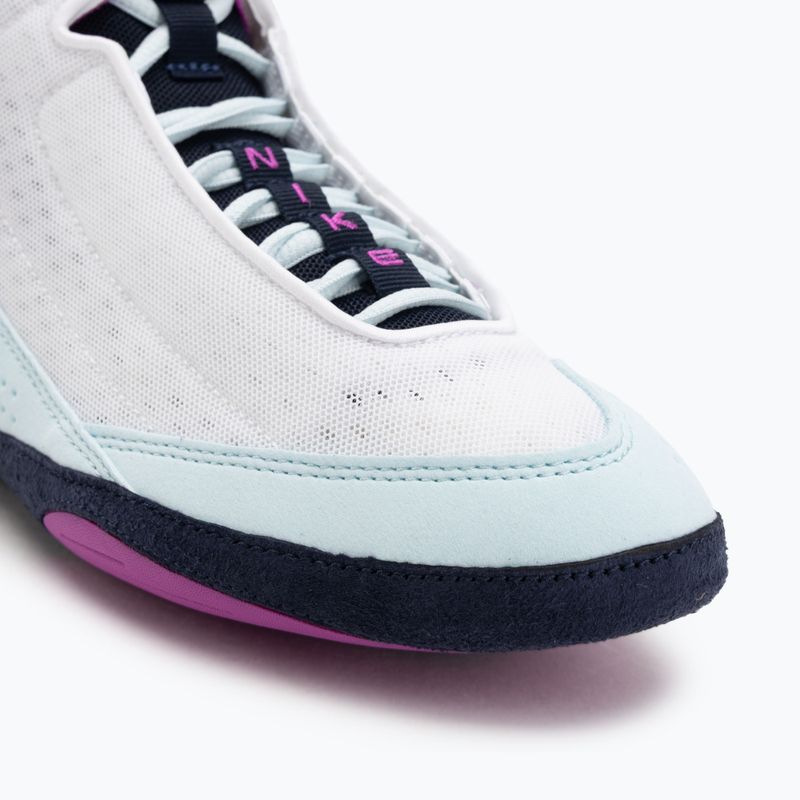 Buty zapaśnicze Nike Inflict 4 white/hyper violet/glacier blue/obsidian 7