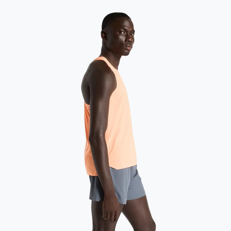 Koszulka do biegania męska New Balance Race Day Ultra Light Singlet hotmango 3