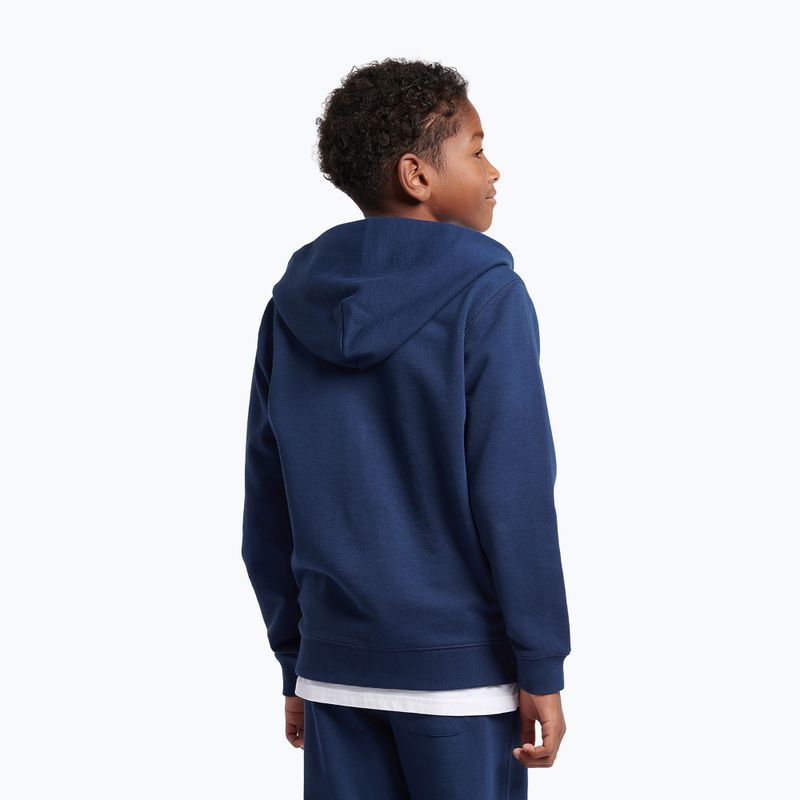 Bluza dziecięca New Balance French Terry Small Logo Full Zip Hoodie nb navy 3