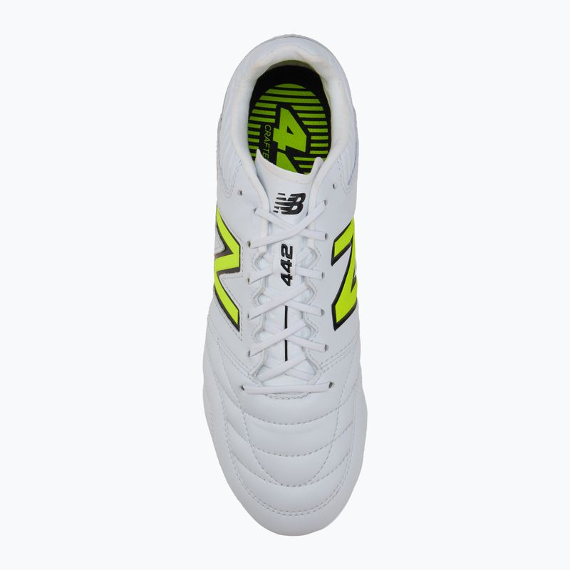 Buty piłkarskie męskie New Balance 442 Pro V2 FG white 5