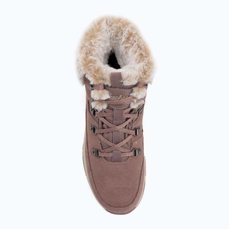 Buty damskie SKECHERS Trego Snow Worries mauve 5