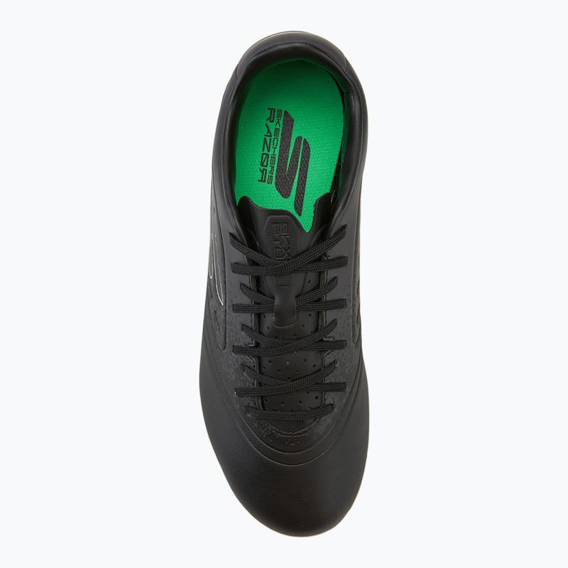 Buty piłkarskie męskie SKECHERS Razor Academy Gold 1.5 FG black/silver 5