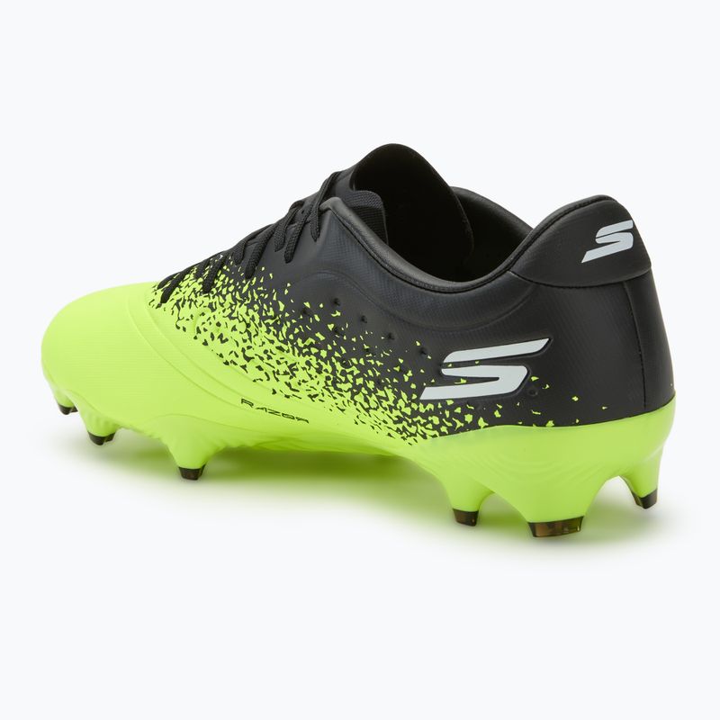 Buty piłkarskie męskie SKECHERS Razor Academy Gold 1.5 FG yellow/black 3