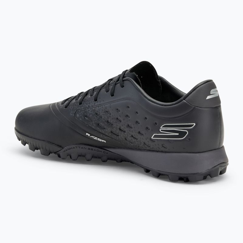 Buty piłkarskie męskie SKECHERS Razor Academy Gold 1.5 TF black/silver 3