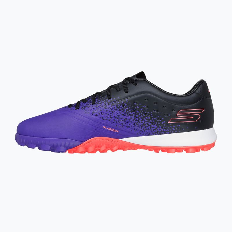 Buty piłkarskie męskie SKECHERS Razor Academy Gold 1.5 TF purple 9