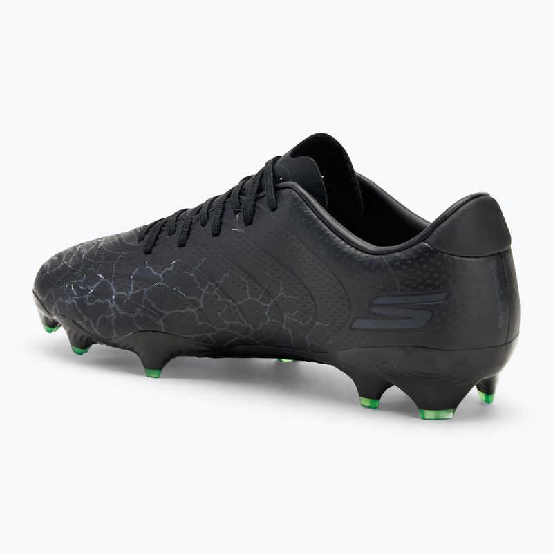Buty piłkarskie męskie SKECHERS SKX Academy Gold 1.5 FG black/silver 3