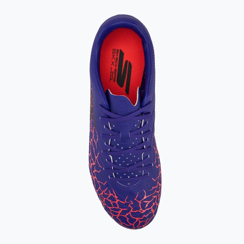 Buty piłkarskie męskie SKECHERS SKX Academy Gold 1.5 FG purple 5