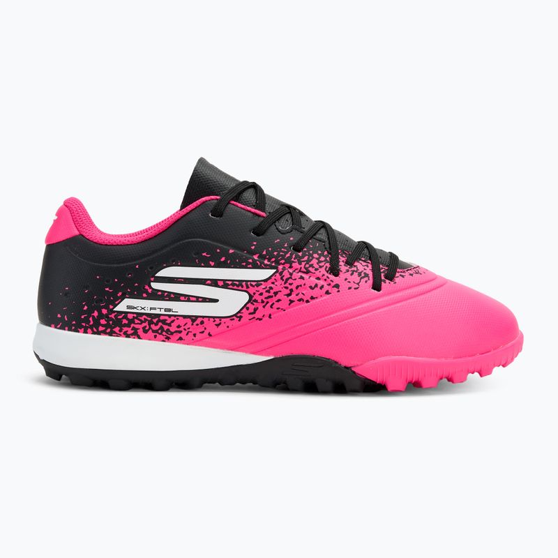 Buty piłkarskie dziecięce SKECHERS Razor Gold 1.5 TF black/pink 2