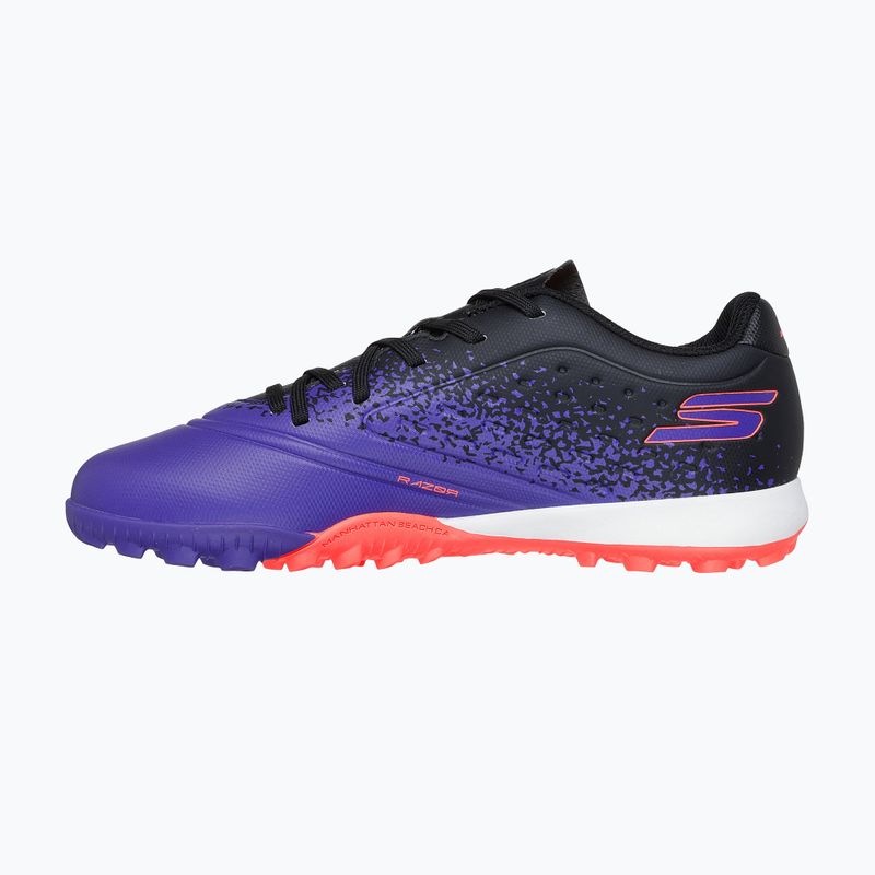 Buty piłkarskie dziecięce SKECHERS Razor Gold 1.5 TF purple 9