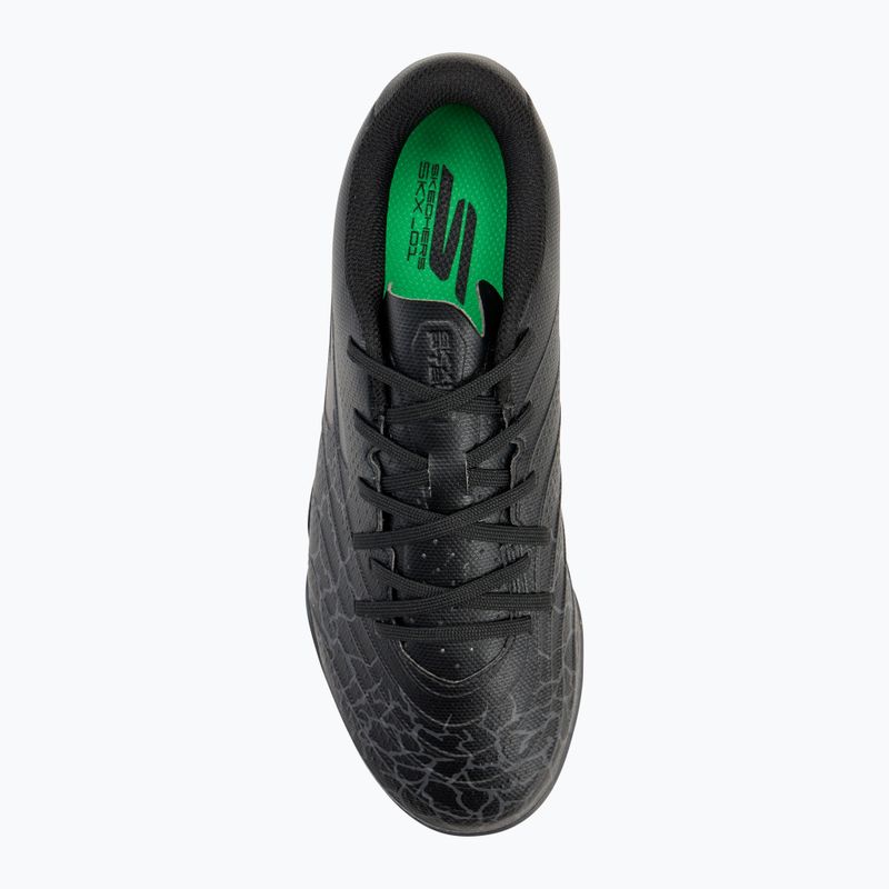 Buty piłkarskie dziecięce SKECHERS SKX Gold 1.5 TF black/silver 5
