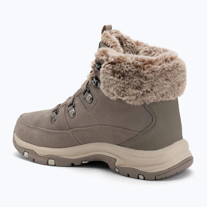 Buty damskie SKECHERS Trego Snow Worries mushroom 3