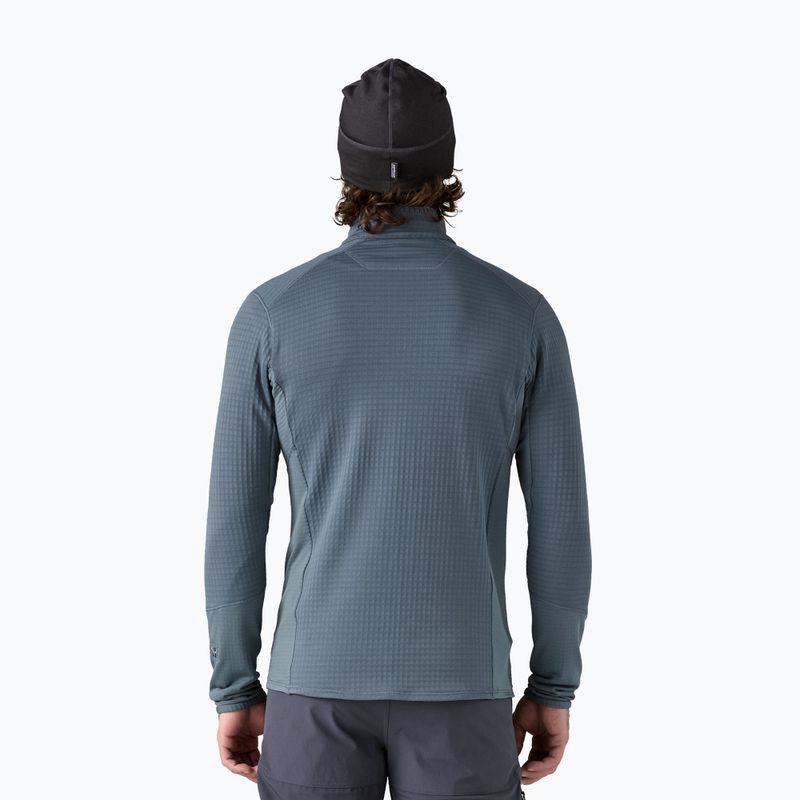 Bluza polarowa męska Patagonia R1 Hybrid utility blue 3