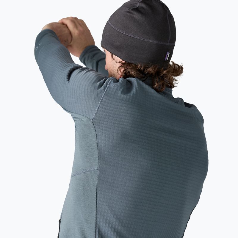 Bluza polarowa męska Patagonia R1 Hybrid utility blue 4