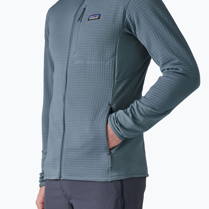 Bluza polarowa męska Patagonia R1 Hybrid utility blue 5