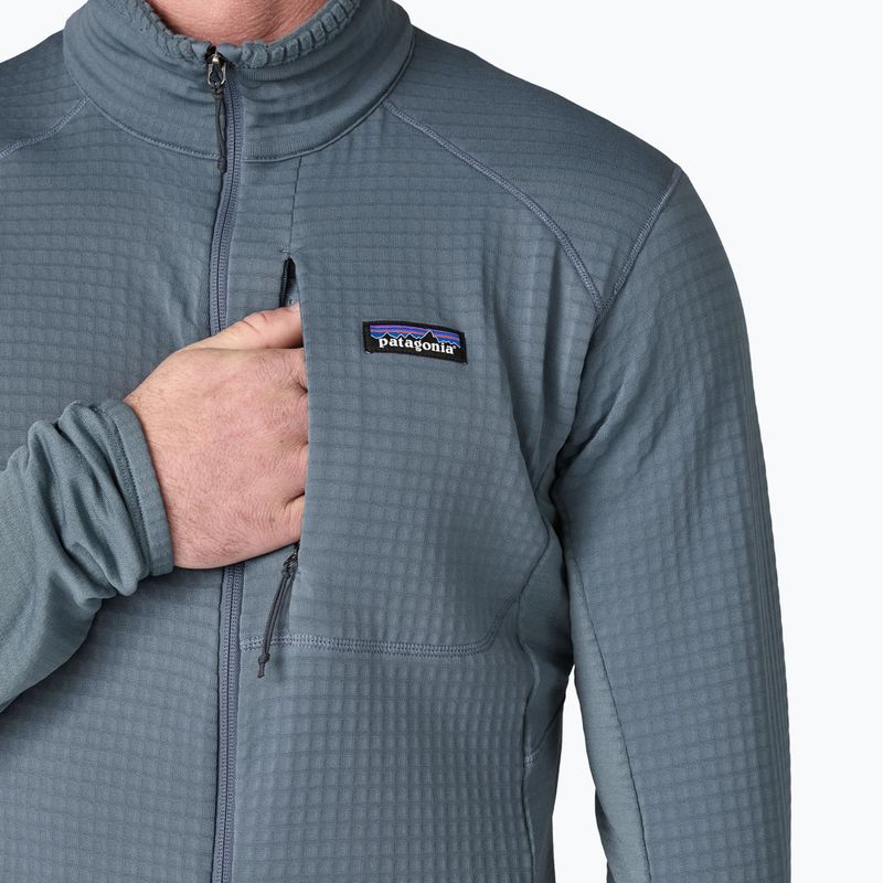 Bluza polarowa męska Patagonia R1 Hybrid utility blue 7