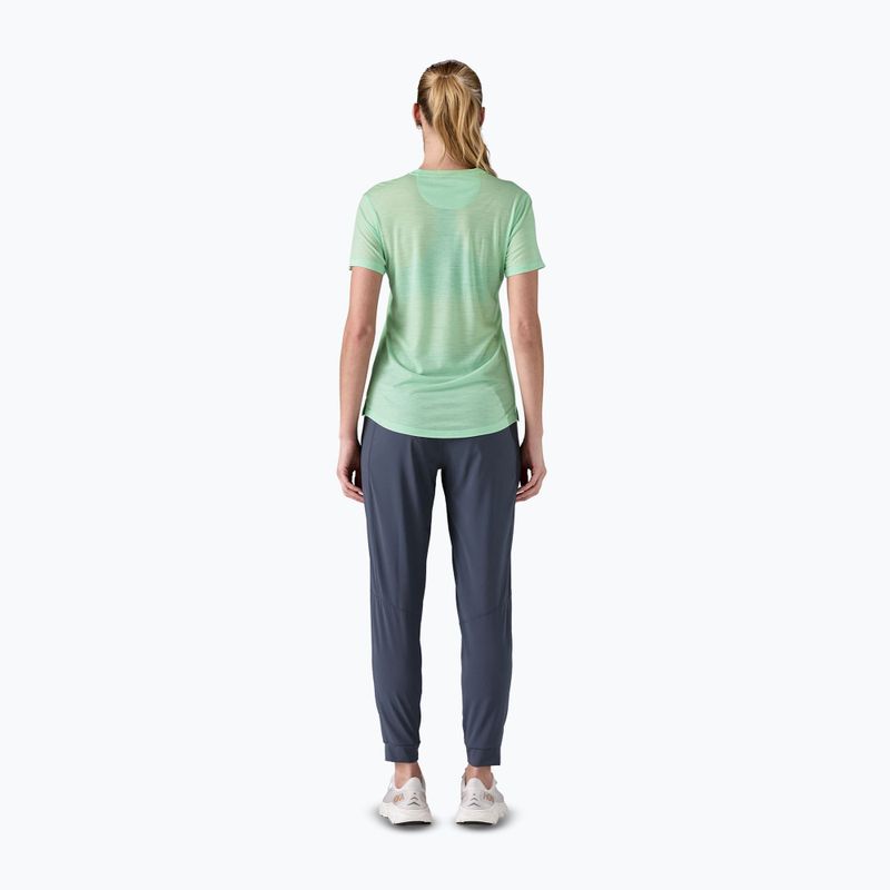 Koszulka damska Patagonia Cap Cool Merino Blend Graphic Shirt fitz roy strata: rinsed green 3