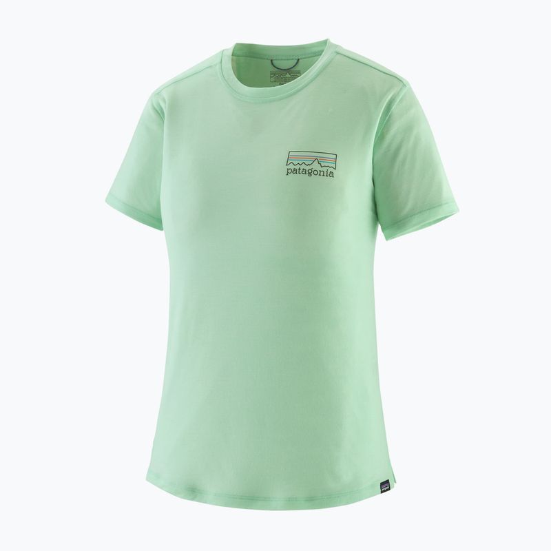 Koszulka damska Patagonia Cap Cool Merino Blend Graphic Shirt fitz roy strata: rinsed green 4