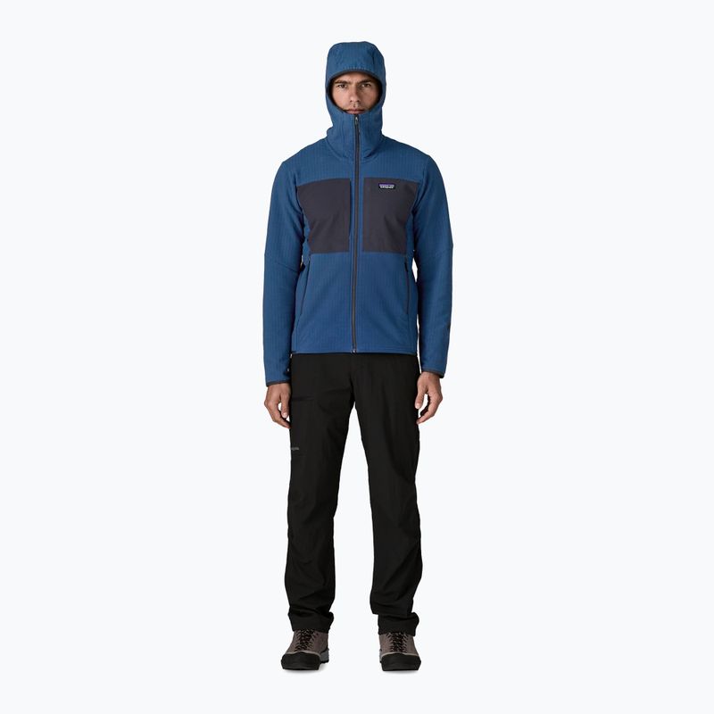Kurtka softshell męska Patagonia R2 TechFace Hoody clement blue 2