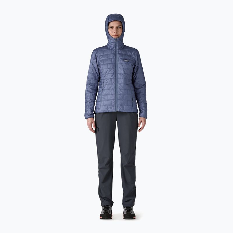 Kurtka ocieplana damska Patagonia Nano Puff Hoody current blue 2