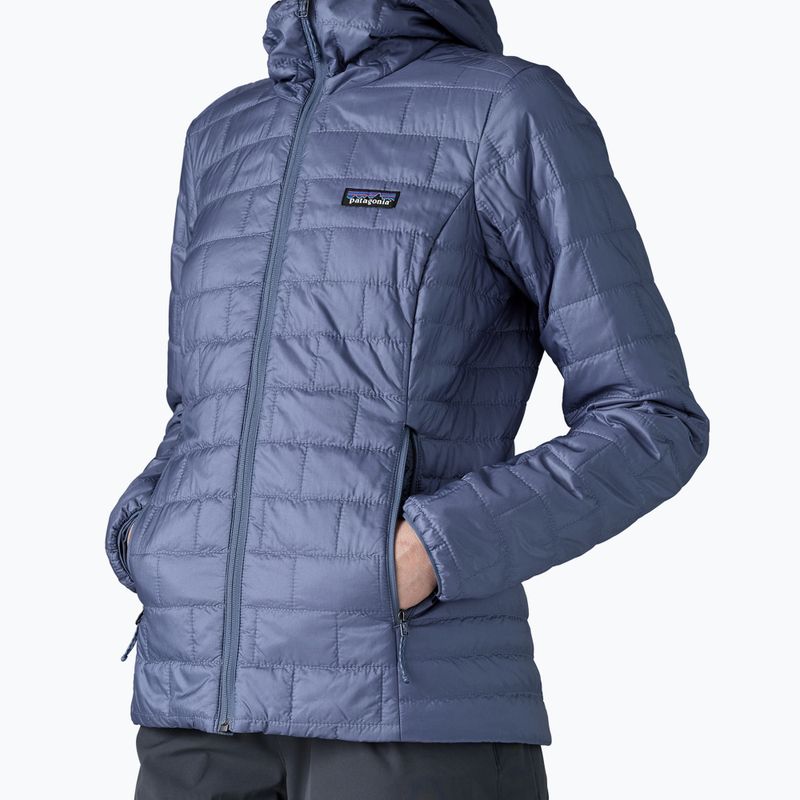 Kurtka ocieplana damska Patagonia Nano Puff Hoody current blue 5