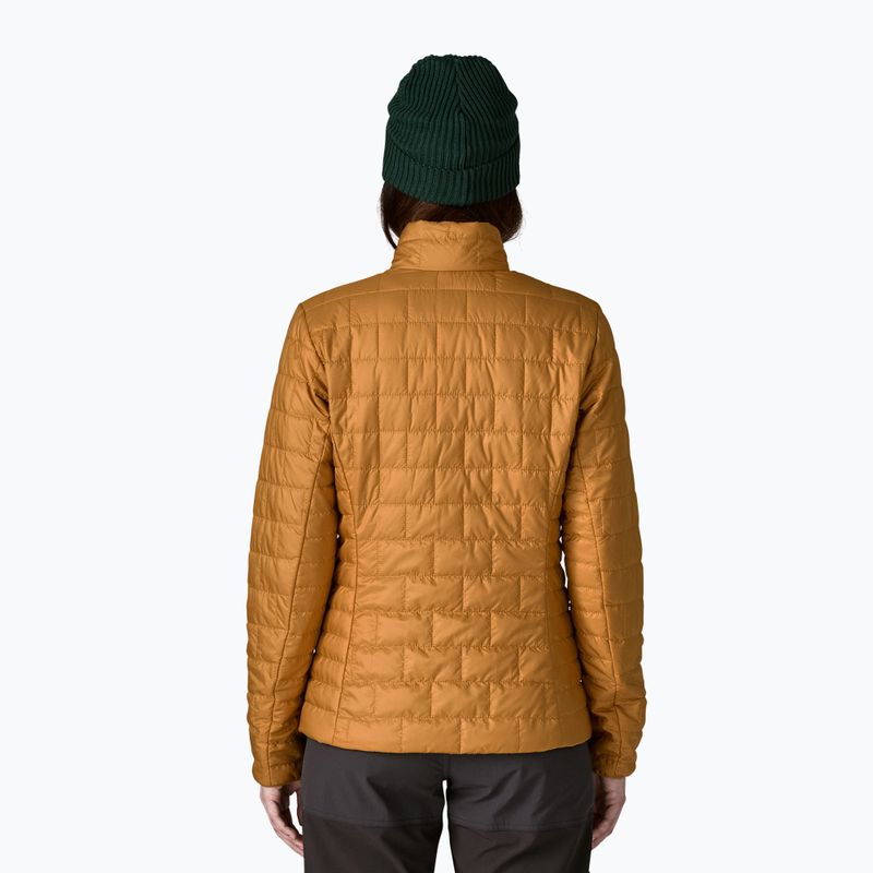 Kurtka ocieplana damska Patagonia Nano Puff smolder talon gold 3
