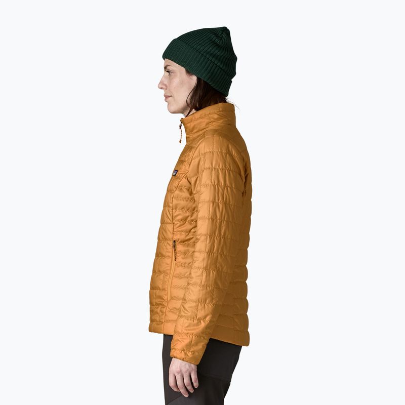Kurtka ocieplana damska Patagonia Nano Puff smolder talon gold 4
