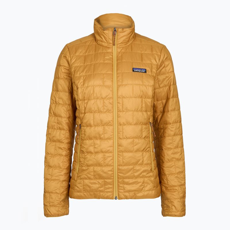 Kurtka ocieplana damska Patagonia Nano Puff smolder talon gold 5