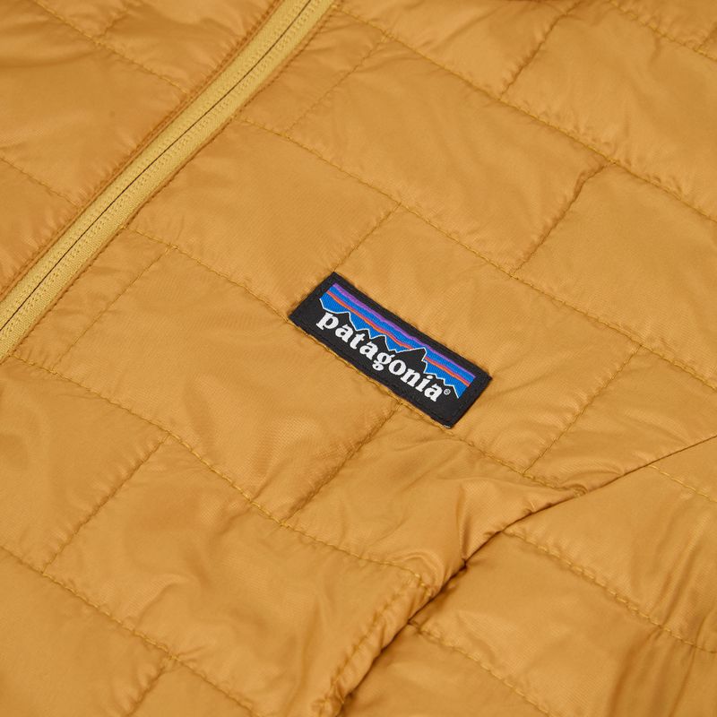 Kurtka ocieplana damska Patagonia Nano Puff smolder talon gold 7