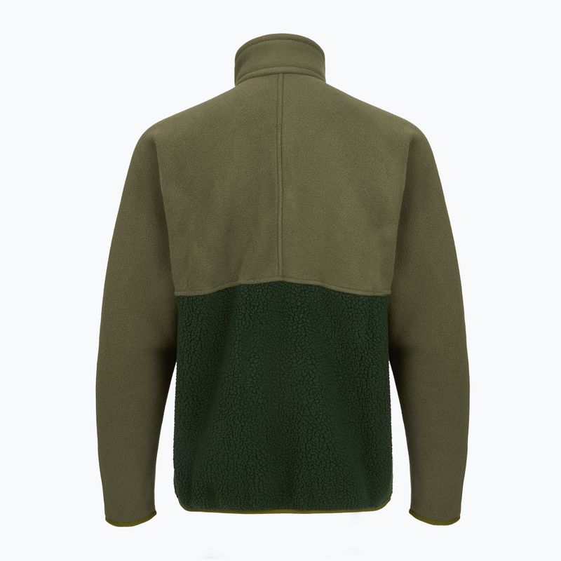 Bluza trekkingowa męska Patagonia Retro Pile 1/2 Snap P/O old growth green 9