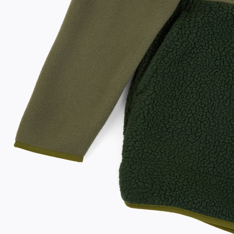 Bluza trekkingowa męska Patagonia Retro Pile 1/2 Snap P/O old growth green 11