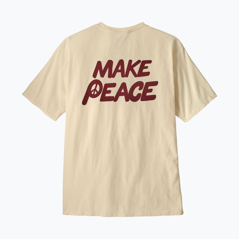 Koszulka męska Patagonia Balance Organic peace seeds/undyed natural 4